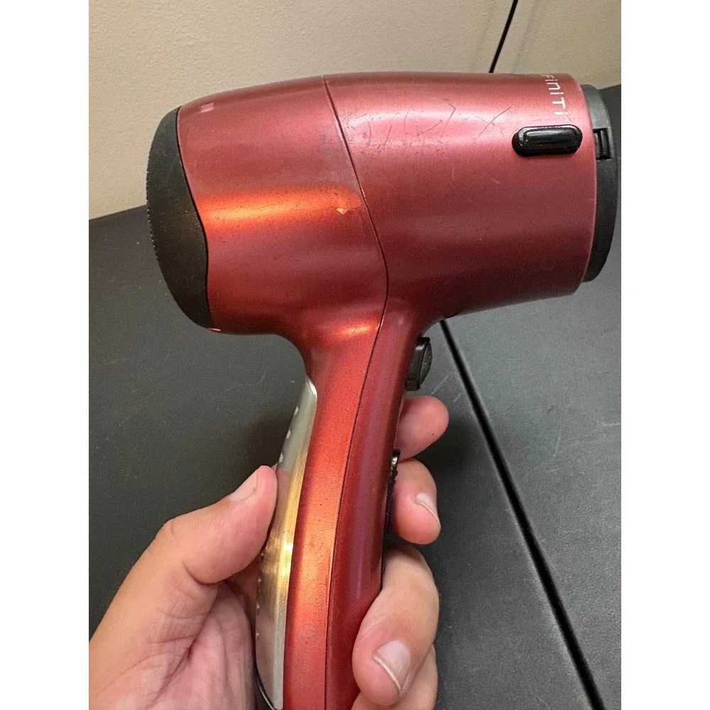 Conair Infiniti Hair Designer Blow Dryer Metallic Red Professional Styling Tool